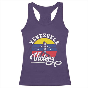 Venezuela 2026 Victory Baseball Racerback Tank Top Retro Softball Player Gift TS12 Purple Print Your Wear
