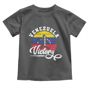 Venezuela 2026 Victory Baseball Toddler T Shirt Retro Softball Player Gift TS12 Dark Heather Print Your Wear