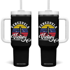 Venezuela 2026 Victory Baseball Tumbler With Handle Retro Softball Player Gift TS12 One Size: 40 oz Black Print Your Wear
