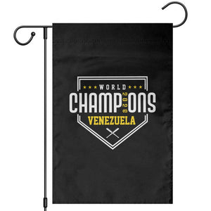 Venezuela 2026 Champions Garden Flag Baseball Venezuelan Pride TS12 Black Print Your Wear