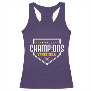 Venezuela 2026 Champions Racerback Tank Top Baseball Venezuelan Pride TS12 Purple Print Your Wear