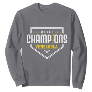 Venezuela 2026 Champions Sweatshirt Baseball Venezuelan Pride TS12 Charcoal Print Your Wear