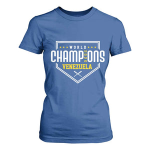 Venezuela 2026 Champions T Shirt For Women Baseball Venezuelan Pride TS12 Royal Blue Print Your Wear