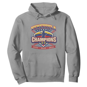 Venezuela 2026 Champions Hoodie Baseball Fan Pride TS12 Sport Gray Print Your Wear