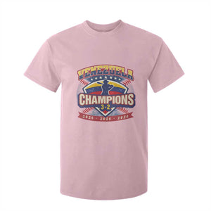 Venezuela 2026 Champions T Shirt For Kid Baseball Fan Pride TS12 Light Pink Print Your Wear