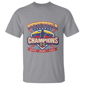 Venezuela 2026 Champions T Shirt Baseball Fan Pride TS12 Sport Gray Print Your Wear