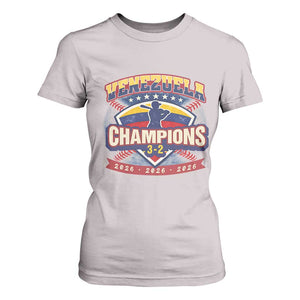 Venezuela 2026 Champions T Shirt For Women Baseball Fan Pride TS12 Ice Gray Print Your Wear