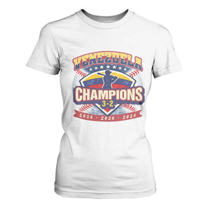 Venezuela 2026 Champions T Shirt For Women Baseball Fan Pride TS12 White Print Your Wear