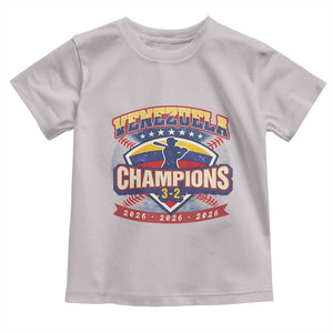 Venezuela 2026 Champions Toddler T Shirt Baseball Fan Pride TS12 Ice Gray Print Your Wear