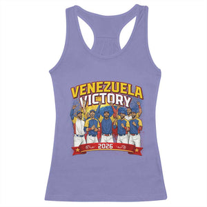 Venezuela Baseball Victory Racerback Tank Top Venezuelan Pride Gift TS12 Violet Print Your Wear