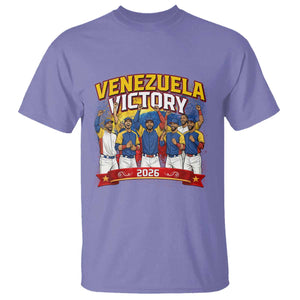 Venezuela Baseball Victory T Shirt Venezuelan Pride Gift TS12 Violet Print Your Wear