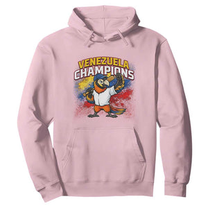 Venezuela Baseball Champions Hoodie Troupial Bird Patriotic Pride TS12 Light Pink Print Your Wear