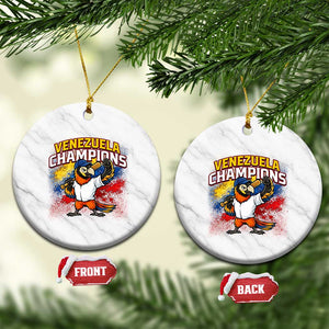Venezuela Baseball Champions Ceramic Ornament Troupial Bird Patriotic Pride TS12 1pc White Marble Print Your Wear