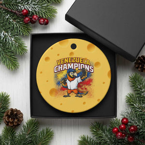 Venezuela Baseball Champions Ceramic Ornament Troupial Bird Patriotic Pride TS12 1pc Yellow Cheese Print Your Wear