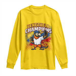 Venezuela Baseball Champions Long Sleeve Shirt Troupial Bird Patriotic Pride TS12 Daisy Print Your Wear