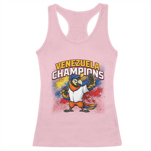 Venezuela Baseball Champions Racerback Tank Top Troupial Bird Patriotic Pride TS12 Light Pink Print Your Wear
