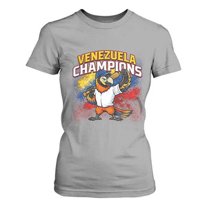 Venezuela Baseball Champions T Shirt For Women Troupial Bird Patriotic Pride TS12 Sport Gray Print Your Wear