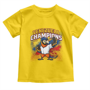 Venezuela Baseball Champions Toddler T Shirt Troupial Bird Patriotic Pride TS12 Daisy Print Your Wear