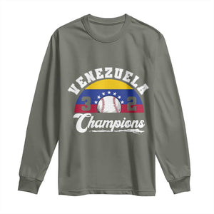 Venezuela 2026 Champions Long Sleeve Shirt Vintage 7 Stars Flag Baseball Pride