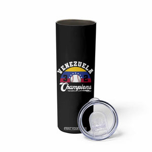 Venezuela 2026 Champions Skinny Tumbler Vintage 7 Stars Flag Baseball Pride
