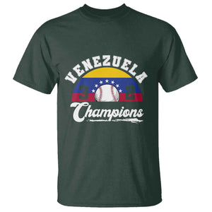 Venezuela 2026 Champions T Shirt Vintage 7 Stars Flag Baseball Pride