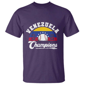 Venezuela 2026 Champions T Shirt Vintage 7 Stars Flag Baseball Pride