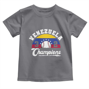 Venezuela 2026 Champions Toddler T Shirt Vintage 7 Stars Flag Baseball Pride