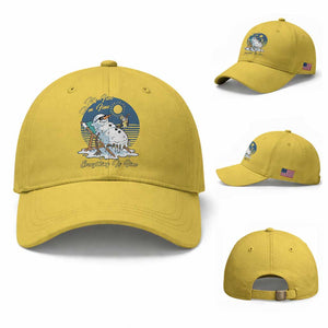 Melting Snowman Christmas In July Baseball Cap It Is Fine Everything Is Fine TS12 Baseball Cap Universal Fit Yellow Print Your Wear