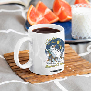 Melting Snowman Christmas In July Coffee Mug It Is Fine Everything Is Fine TS12 Print Your Wear