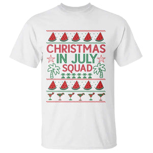Christmas In July Squad T Shirt Tropical Beach Party Graphic