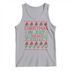 Christmas In July Squad Tank Top Tropical Beach Party Graphic