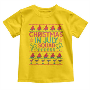 Christmas In July Squad Toddler T Shirt Tropical Beach Party Graphic TS12 Daisy Print Your Wear