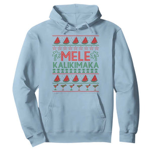 Mele Kalikimaka Hoodie Hawaiian Ugly Christmas Sweater