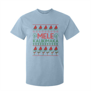 Mele Kalikimaka T Shirt For Kid Hawaiian Ugly Christmas Sweater