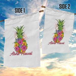 Tropical Floral Pineapple Aloha Hawaii Garden Flag Hawaiian Island Vacation Graphic TS12 Print Your Wear
