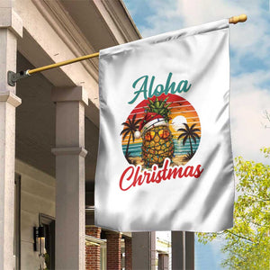 Aloha Tropical Pineapple Christmas Garden Flag Vintage Beach Xmas Gift TS12 Print Your Wear