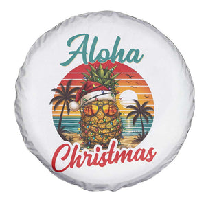 Aloha Tropical Pineapple Christmas Spare Tire Cover Vintage Beach Xmas Gift TS12 Print Your Wear