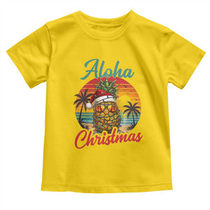 Aloha Tropical Pineapple Christmas Toddler T Shirt Vintage Beach Xmas Gift TS12 Daisy Print Your Wear