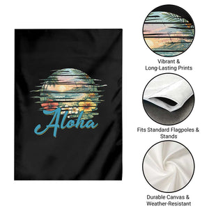 Vintage Hawaii Hibiscus Floral Garden Flag Tropical Beach Vacation Graphic TS12 Print Your Wear