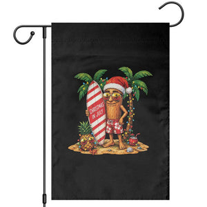 Funny Tung Tung Sahur Christmas In July Garden Flag Beach Party Vacation TS12 Black Print Your Wear