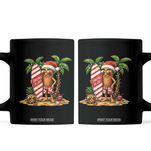Funny Tung Tung Sahur Christmas In July Coffee Mug Beach Party Vacation TS12 Black Print Your Wear