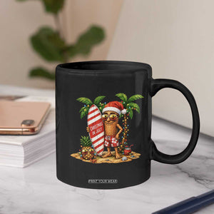 Funny Tung Tung Sahur Christmas In July Coffee Mug Beach Party Vacation TS12 Print Your Wear