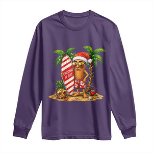 Funny Tung Tung Sahur Christmas In July Long Sleeve Shirt Beach Party Vacation