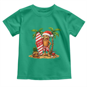 Funny Tung Tung Sahur Christmas In July Toddler T Shirt Beach Party Vacation TS12 Irish Green Print Your Wear