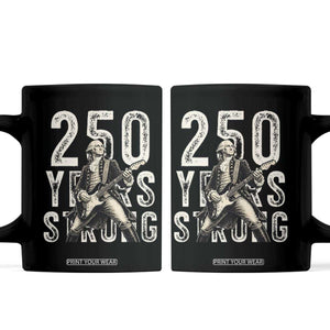 Vintage George Washington Playing Guitar Coffee Mug 250 Years Strong