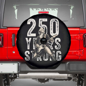 Vintage George Washington Playing Guitar Spare Tire Cover 250 Years Strong TS12 Black Print Your Wear