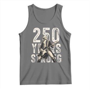 Vintage George Washington Playing Guitar Tank Top 250 Years Strong