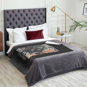 George Washington Abe Lincoln Playing Guitar Throw Blanket USA 250th Anniversary Guitarist Graphic TS12 Print Your Wear
