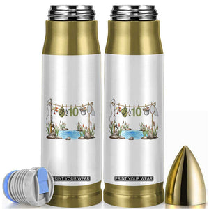 10th Birthday Fishing Bullet Tumbler Fisherman Birthday Party Gift TS12 White Print Your Wear