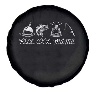 Reel Cool Mama Spare Tire Cover Funny Fishing Mom Birthday Gift TS12 Print Your Wear